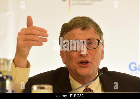 Berlin, Allemagne, Bill Gates, fondateur de Microsoft Corporation Banque D'Images