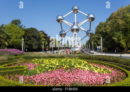 L'Atomium à Bruxelles, Belgique Banque D'Images