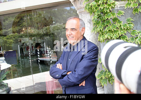 Italie, Venise : Directeur du Festival du Film de Venise Alberto Barbera au cours de la 72e Festival du Film de Venise à Venise le 01 septembre 2015 Banque D'Images