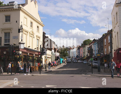 Notting Hill Portobello Road Londres Août 2015 Banque D'Images