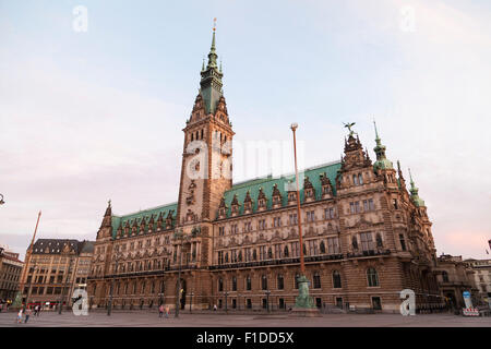 Hôtel de ville de Hambourg Banque D'Images