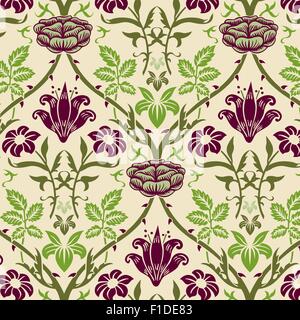 Ornate Floral Background Illustration de Vecteur