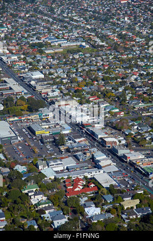 Dominion Road, Auckland, île du Nord, Nouvelle-Zélande - vue aérienne Banque D'Images