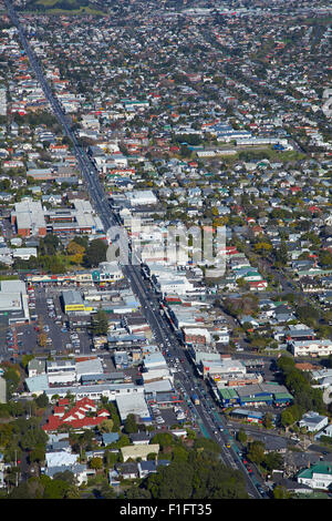Dominion Road, Auckland, île du Nord, Nouvelle-Zélande - vue aérienne Banque D'Images