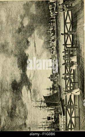 Cette publication de 1909 relate l'histoire de Boston de la Révolution américaine à sa transformation en ville. Il offre un aperçu des premières années de la ville, de son développement et des changements sociétaux au cours de cette période, avec des illustrations et des cartes qui donnent vie à ce récit historique. Banque D'Images