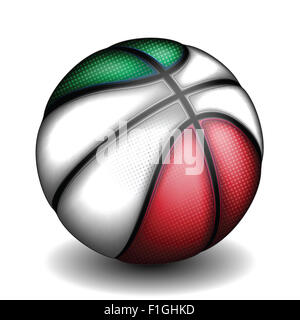 Basket Ball italien, vector Banque D'Images