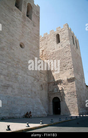 La tour fortifiée de l'abbaye de Saint Victor, Marseille France