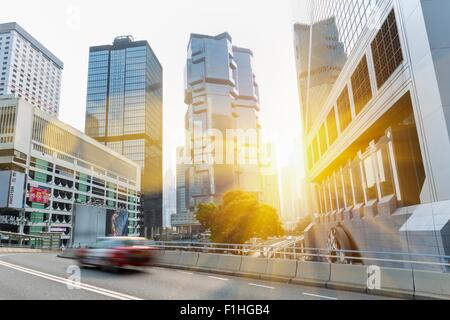 Centre de Hong Kong financial district, Hong Kong, Chine Banque D'Images