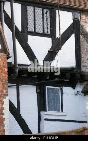 Bâtiment à colombages, Tewkesbury, Gloucestershire Banque D'Images