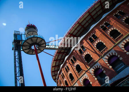 Voir d'arènes Arenas de Barcelona, Espagne Banque D'Images