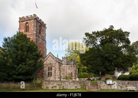 "L'église du Saint-Esprit' Crowcombe, au pied de la collines de Quantock. Banque D'Images