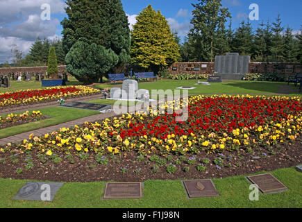 PanAm Lockerbie103 En souvenir Memorial Garden,Pano, Ecosse Banque D'Images