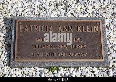PanAm Lockerbie103 En souvenir Memorial Patricia Ann Klein, Ecosse Banque D'Images
