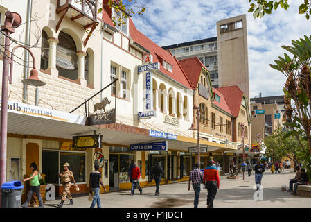 Avenue de l'indépendance, Windhoek, Khomas Windhuk (région), République de Namibie Banque D'Images