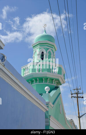 Mosquée Boorhaanol, Longmarket Street, Cape Malay Bo-Kaap, Cape Town, Western Cape Province, République d'Afrique du Sud Banque D'Images