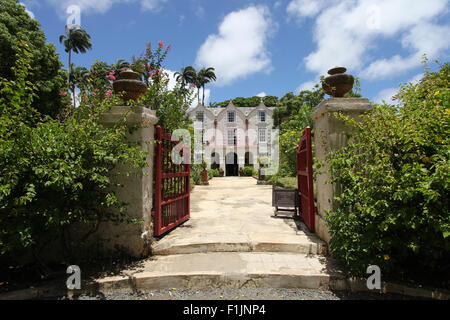 St Nicholas Abbey Barbade Banque D'Images