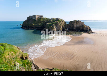 St Catherines Island Tenby, Pembrokeshire Wales Banque D'Images