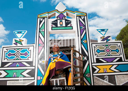 Femme Ndebele Banque D'Images