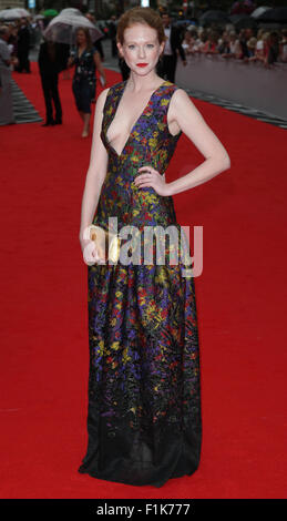 Londres, Royaume-Uni, 11 août 2015 : Zoe Boyle assiste à la BAFTA hommage à Downton Abbey à Londres Banque D'Images