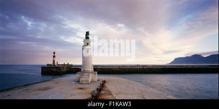 L'entrée du port de Kalk Bay, Afrique du Sud Banque D'Images