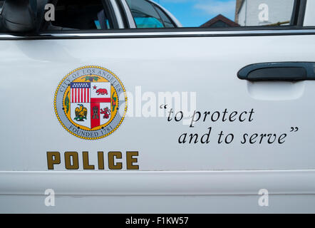 Une voiture de la police de Los Angeles Banque D'Images
