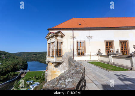 Znojmo vue sur le château Znojmo République tchèque Moravie du Sud Banque D'Images