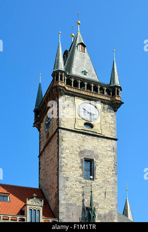 Ancien hôtel de ville sur la place de la vieille ville de Prague. Banque D'Images