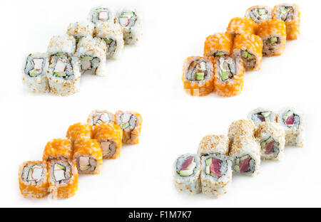 Rolles Sushi Banque D'Images