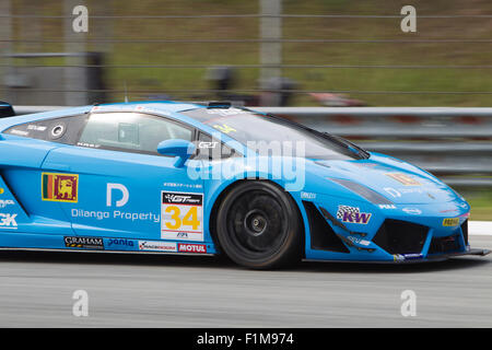 Sepang, en Malaisie. 08Th Nov, 2015. Close up de l'Italien Lamborghini voiture no 34 de l'Asian Festival of Speed Race, Sepang, Malaisie Crédit : Chung Jin Mac/Alamy Live News Banque D'Images