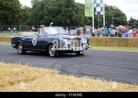 Chris Evans 1978 Rolls Royce Corniche Cabriolet Voiture Fest 2015 Nord Banque D'Images