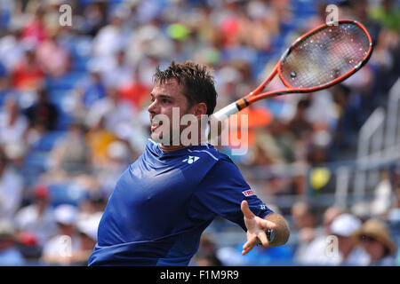 New York, NY, USA. 06Th Nov, 2015. États-unis US Open, joué au Centre de tennis Billie Jean King, Flushing Meadow NY. Stanislas Wawrinka (SUI) : Action de Crédit Plus Sport/Alamy Live News Banque D'Images