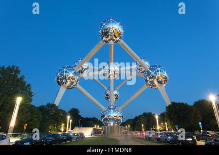 L'Atomium à Bruxelles, Belgique Banque D'Images