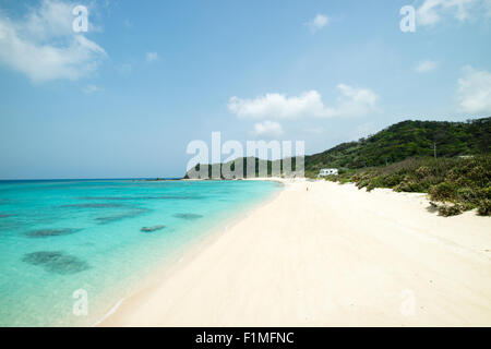 Belle plage tropical paradise de Amami Oshima dans le sud du Japon près d'Okinawa Banque D'Images