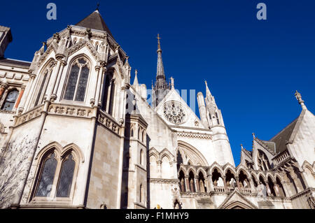 Royal Courts of Justice, The Strand, London Banque D'Images