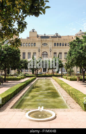 La Casa Consistorial, hôtel de ville, hôtel de ville de Malaga, Andalousie, espagne. Banque D'Images