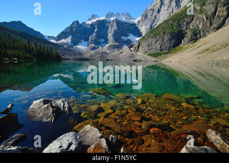 Lacs Consolation, Banff National Park, Alberta, Canada Banque D'Images