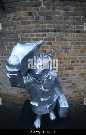 Le sentier de Paddington à Londres sur la base de l'ours Paddington de Michael Bond Banque D'Images