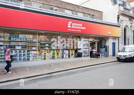 Budget Poundstretcher store, Maidenhead, Berkshire, England, GB, au Royaume-Uni. Banque D'Images