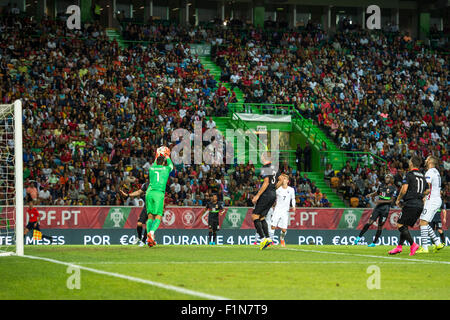 Le Portugal. Le 4 septembre, 2015. Euro2016 : qualification Portugal/France. Jeu de préparation pour l'2016 entre le Portugal(0) et la France(1). Credit : Gonçalo Silva/Alamy Live News Banque D'Images