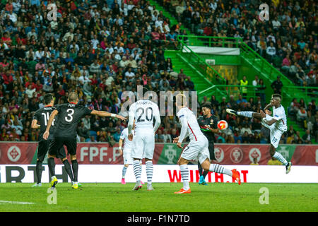 Le Portugal. Le 4 septembre, 2015. Euro2016 : qualification Portugal/France. Jeu de préparation pour l'2016 entre le Portugal(0) et la France(1). Credit : Gonçalo Silva/Alamy Live News Banque D'Images