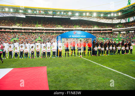 Le Portugal. Le 4 septembre, 2015. Euro2016 : qualification Portugal/France. Jeu de préparation pour l'2016 entre le Portugal(0) et la France(1). Credit : Gonçalo Silva/Alamy Live News Banque D'Images