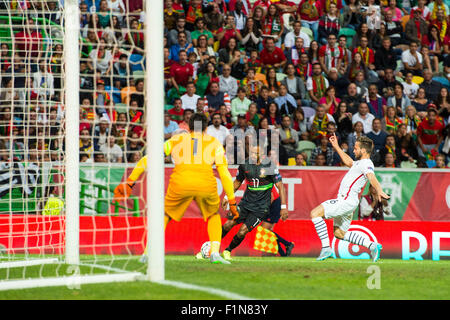 Le Portugal. Le 4 septembre, 2015. Euro2016 : qualification Portugal/France. Jeu de préparation pour l'2016 entre le Portugal(0) et la France(1). Credit : Gonçalo Silva/Alamy Live News Banque D'Images