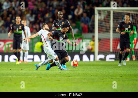 Le Portugal. Le 4 septembre, 2015. Euro2016 : qualification Portugal/France. Jeu de préparation pour l'2016 entre le Portugal(0) et la France(1). Credit : Gonçalo Silva/Alamy Live News Banque D'Images