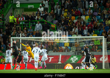 Le Portugal. Le 4 septembre, 2015. Euro2016 : qualification Portugal/France. Jeu de préparation pour l'2016 entre le Portugal(0) et la France(1). Credit : Gonçalo Silva/Alamy Live News Banque D'Images