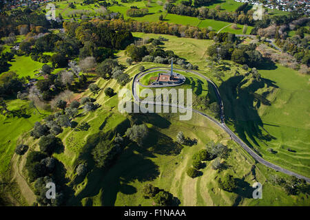 One Tree Hill Domain, Auckland, île du Nord, Nouvelle-Zélande - vue aérienne Banque D'Images