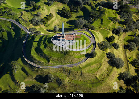 One Tree Hill Domain, Auckland, île du Nord, Nouvelle-Zélande - vue aérienne Banque D'Images