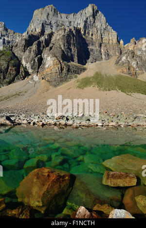 Lacs Consolation' Matin, Banff National Park, Alberta, Canada Banque D'Images