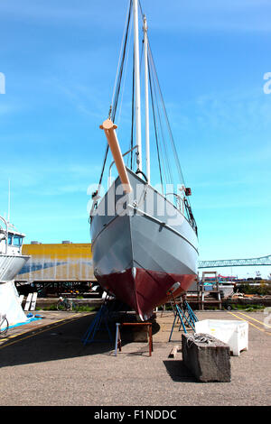 Chantier de réparation de bateaux Astoria dans l'Oregon. Banque D'Images