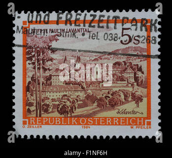 Timbres en Autriche montre dans l'abbaye Saint Paul Lavanttal, Karintien, vers 1984 Banque D'Images