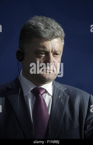 Petro Poroschenko - Treffen der dt. Bundeskanzlerin mit dem neuen ukrainischen, Praesidenten Bundeskanzleramt, 5. Juni 2014, Ber Banque D'Images